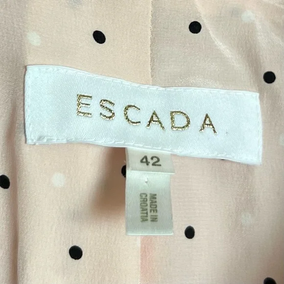 Escada Wool Pink Coat Size 42